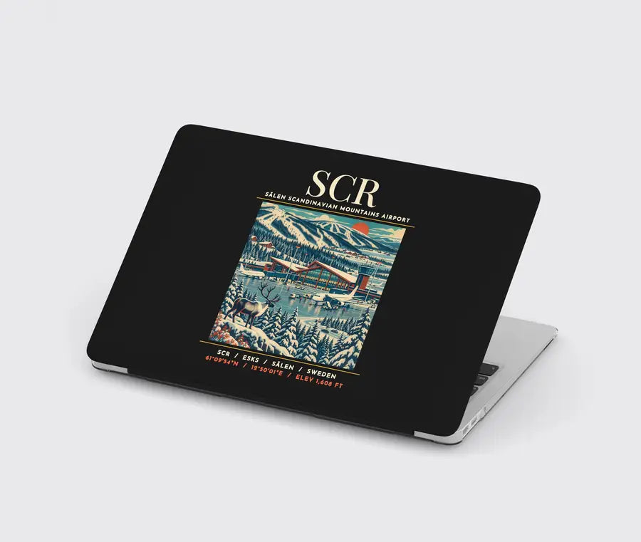 SCR - Poster - MacBook Case - Black