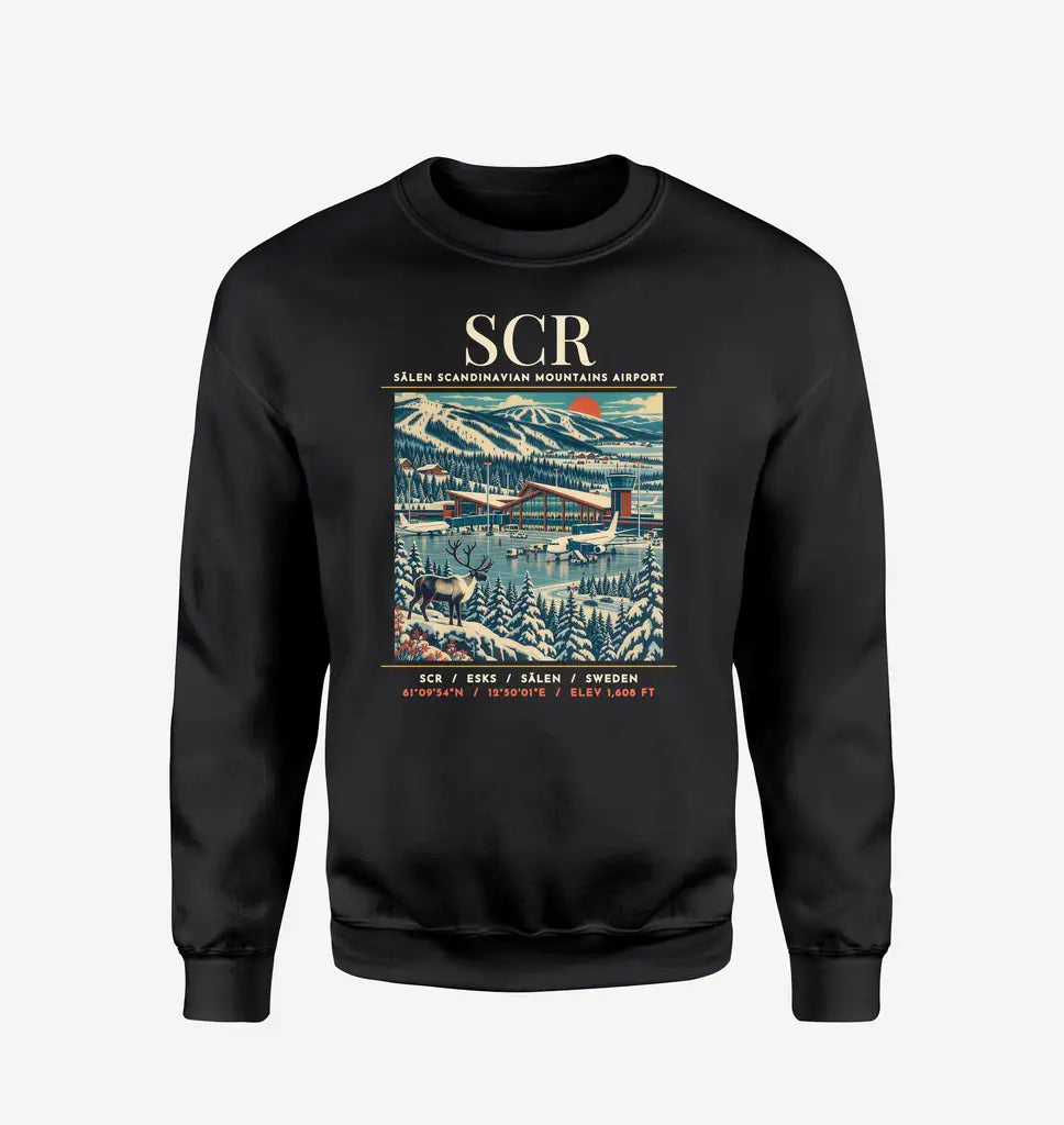 SCR - Poster - Sweatshirt - Black