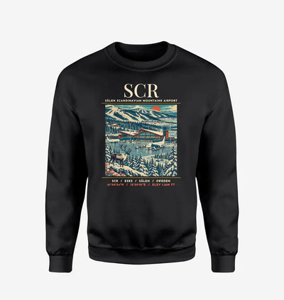 SCR - Poster - Sweatshirt - Black