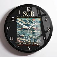 Thumbnail for SCR - Poster - Wall Clock Framed - Black