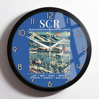 Thumbnail for SCR - Poster - Wall Clock Framed - Blue