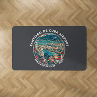 Thumbnail for Antonio Maceo Airport (SCU) Carpets - Carpet Rectangle - Badge - Dark Gray