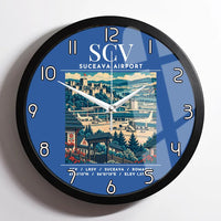 Thumbnail for SCV - Poster - Wall Clock Framed - Blue