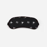 Thumbnail for Sendai Airport (SDJ) Sleep Masks - Sleep Mask - Pattern - Black