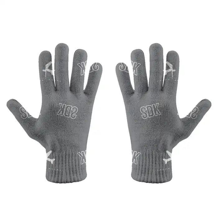 Sandakan Airport (SDK) Gloves - Gloves - Full - Pattern - Gray