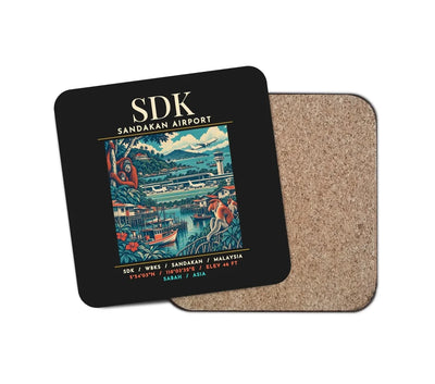 SDK - Poster - Coaster - Black
