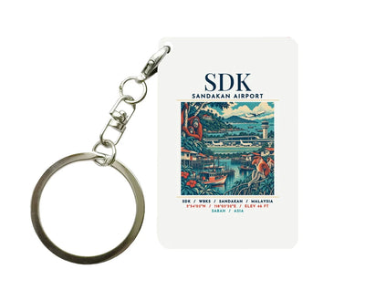 SDK - Poster - Key Chain - White