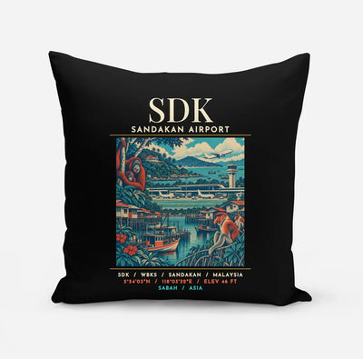 SDK - Poster - Pillow - Black