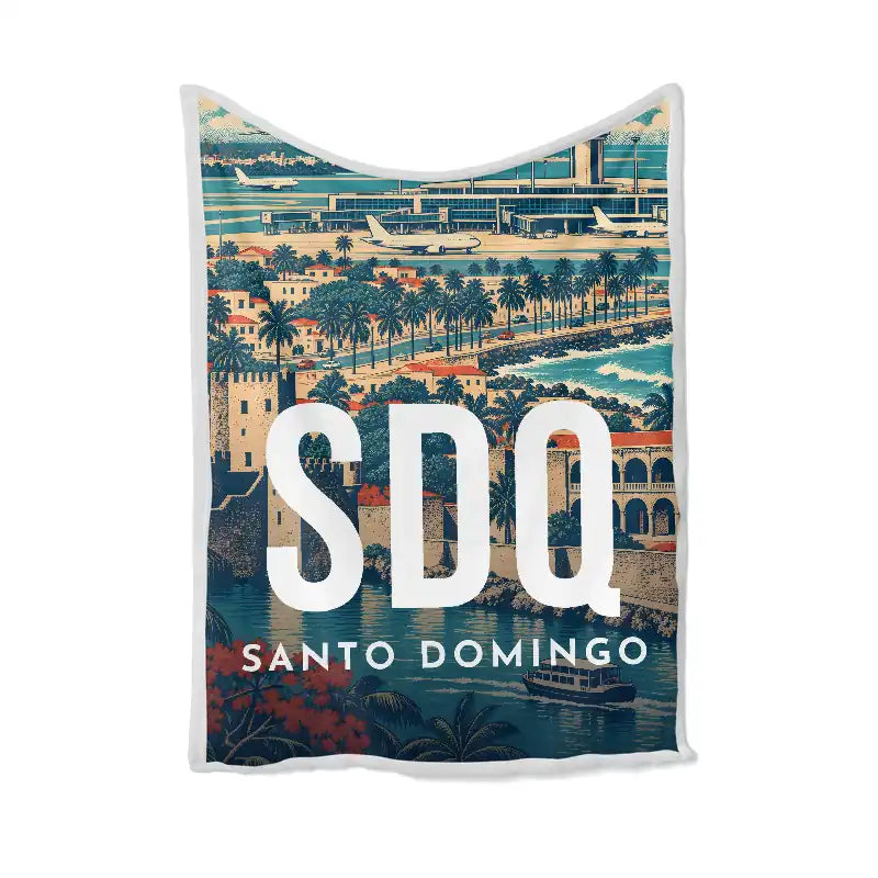 Las Americas International Airport (SDQ) Bedding Sets & Blankets - Blanket - Scene