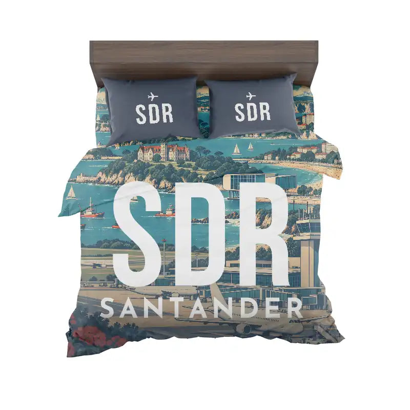 Santander Airport (SDR) Bedding Sets & Blankets - Bedding Set - Scene