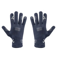 Thumbnail for Santander Airport (SDR) Gloves - Gloves - Full - Pattern - Navy Blue