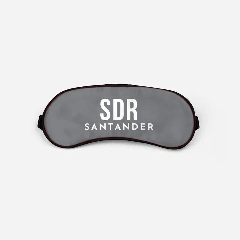 Santander Airport (SDR) Sleep Masks - Sleep Mask - Code - Gray