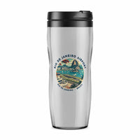 Thumbnail for Santos Dumont Airport (SDU) Travel Mugs - Badge - Plastic (No Holder) - Light Gray