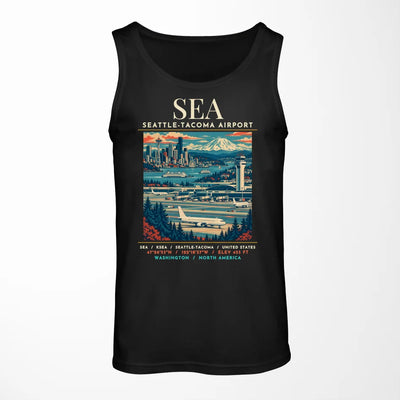 SEA - Poster - Tank Top - Black