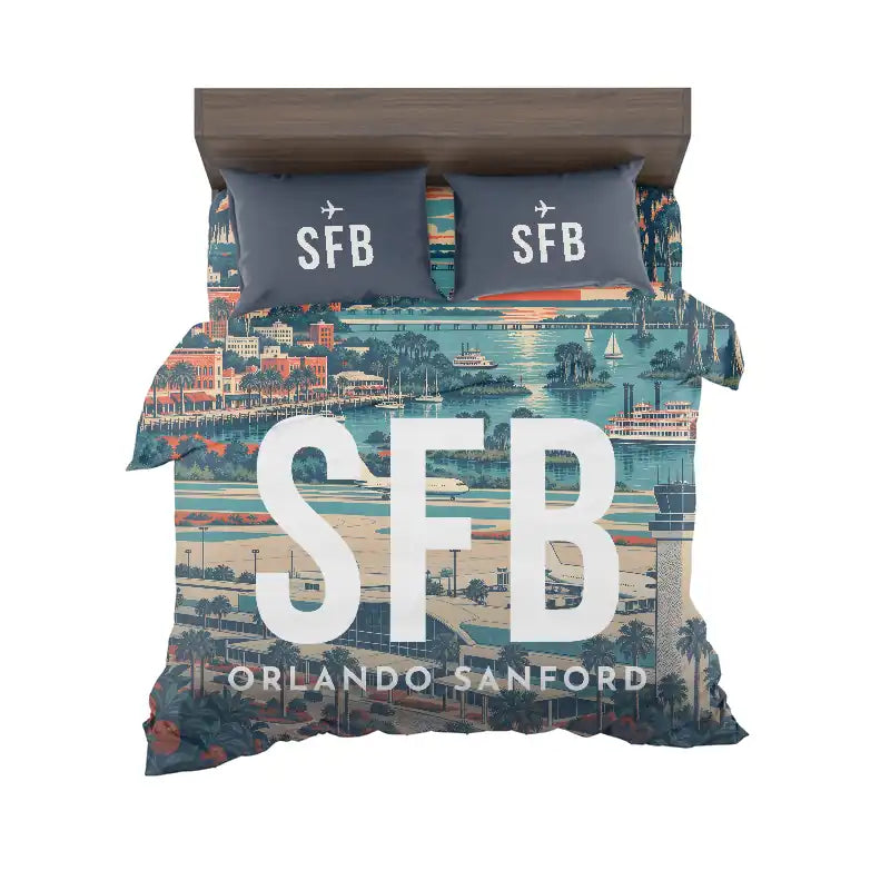 Orlando Sanford International Airport (SFB) Bedding Sets & Blankets - Bedding Set - Scene