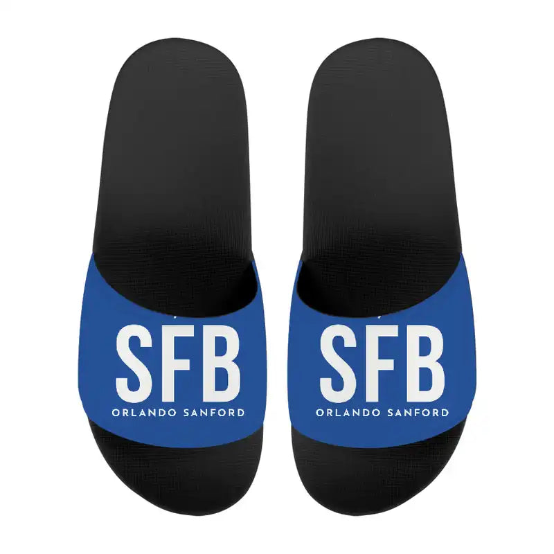 Orlando Sanford International Airport (SFB) Slippers & Flip Flops - Slippers - Sport - Code - Blue