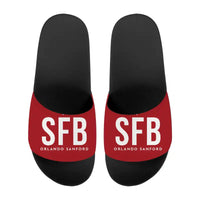 Thumbnail for Orlando Sanford International Airport (SFB) Slippers & Flip Flops - Slippers - Sport - Code - Red