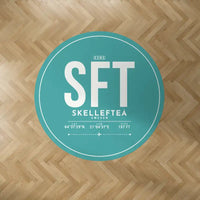 Thumbnail for Skellefteå Airport (SFT) Carpets - Carpet Round - ID Tag - Turquoise
