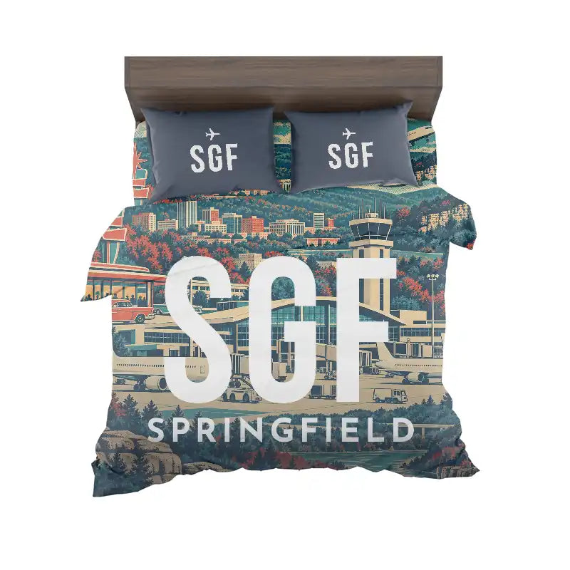 Springfield Branson National Airport (SGF) Bedding Sets & Blankets - Bedding Set - Scene