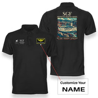 Thumbnail for SGF - Poster - Double-Side Polo - Black + Name