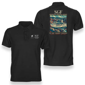 Springfield Branson National Airport (SGF) Premium Polo T-Shirts