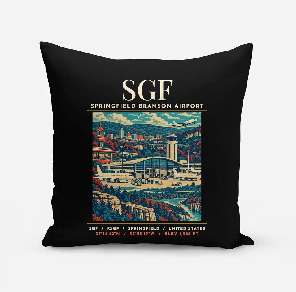 SGF - Poster - Pillow - Black
