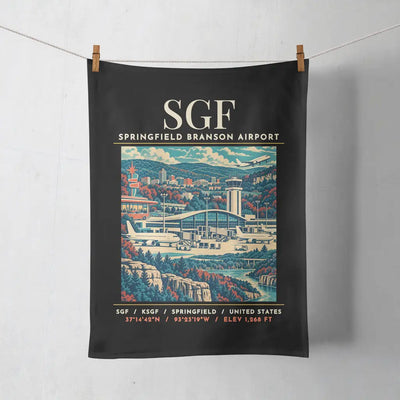 SGF - Poster - Towel - Black