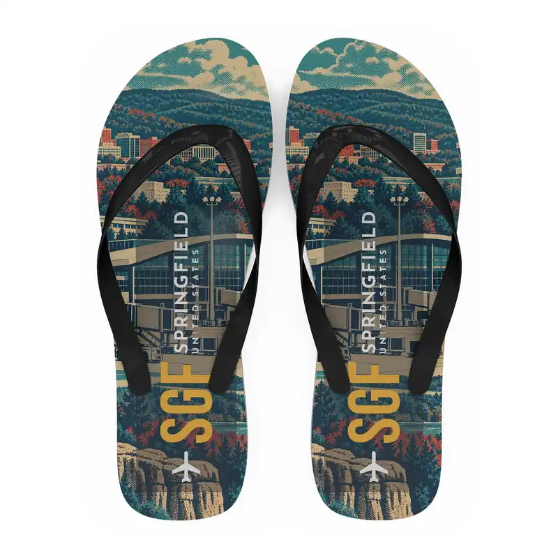 Springfield Branson National Airport (SGF) Slippers & Flip Flops - Slippers - Flip Flops - Scene