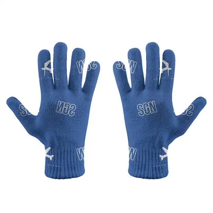 Tan Son Nhat International Airport Ho Chi Minh City (SGN) Gloves - Gloves - Full - Pattern - Blue