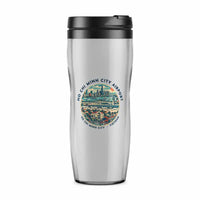 Thumbnail for Tan Son Nhat International Airport Ho Chi Minh City (SGN) Travel Mugs - Badge - Plastic (No Holder) - Light Gray