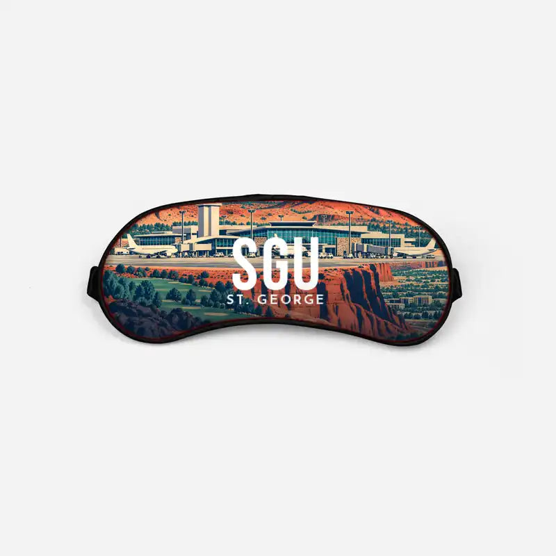 St. George Regional Airport (SGU) Sleep Masks - Sleep Mask - Scene