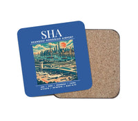 Thumbnail for SHA - Poster - Coaster - Blue