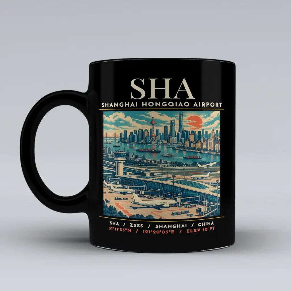 SHA - Poster - Mug - Black