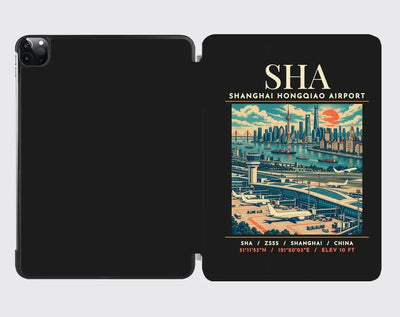 SHA - Poster - iPad Case - Black