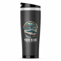 Thumbnail for Shenyang Taoxian International Airport (SHE) Travel Mugs - Badge + Name - Stainless Steel (No Holder) - Gray