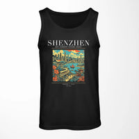 Thumbnail for SHENZHEN - Poster - Tank Top - Black