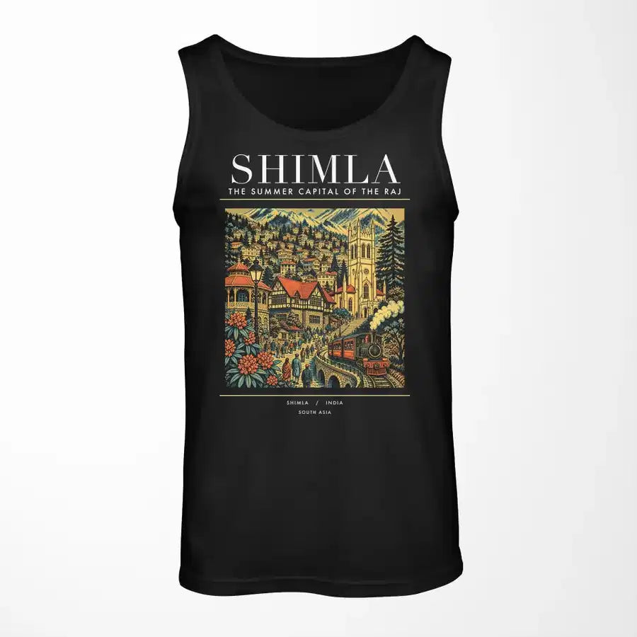 SHIMLA - Poster - Tank Top - Black