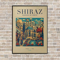 Thumbnail for SHIRAZ - Poster - Canvas Framed - Beige