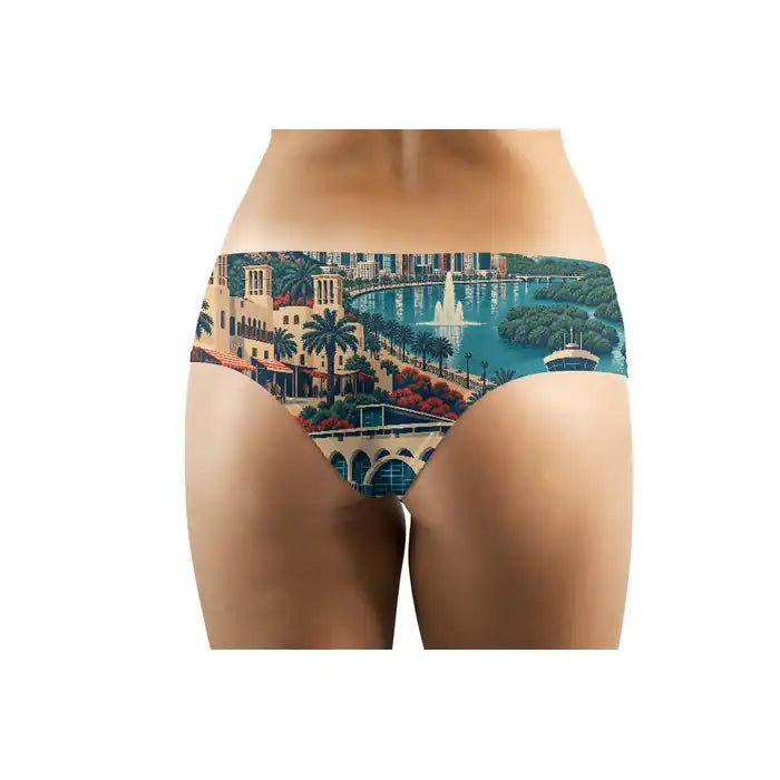 Sharjah International Airport (SHJ) Women Panties - Scene - Back