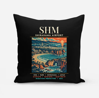 SHM - Poster - Pillow - Black