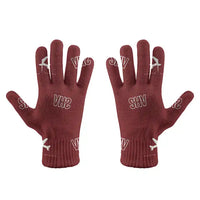 Thumbnail for Shreveport Regional Airport (SHV) Gloves - Gloves - Full - Pattern - Dark Red