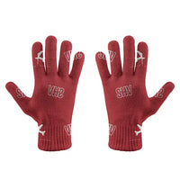 Thumbnail for Shreveport Regional Airport (SHV) Gloves - Gloves - Full - Pattern - Red