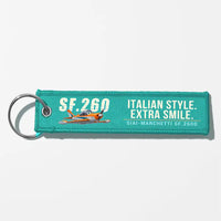 Thumbnail for SIAI-Marchetti SF.260D Aviator Key Chains - Turquoise - Cartoon