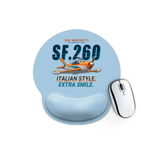 Thumbnail for SIAI-Marchetti SF.260D - Cartoon - Ergonomic Mouse Pad - Light Blue