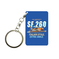 Thumbnail for SIAI-Marchetti SF.260D - Cartoon - Key Chain - Blue