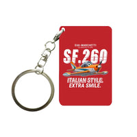 Thumbnail for SIAI-Marchetti SF.260D - Cartoon - Key Chain - Red