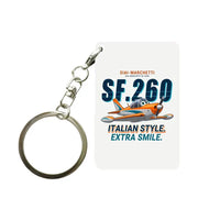 Thumbnail for SIAI-Marchetti SF.260D - Cartoon - Key Chain - White