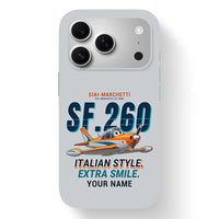 Thumbnail for SIAI-Marchetti SF.260D - Cartoon + Name - MagSafe iPhone 17 Pro - Light Gray