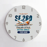 Thumbnail for SIAI-Marchetti SF.260D - Cartoon + Name - No Frame - Light Gray