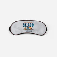 Thumbnail for SIAI-Marchetti SF.260D - Cartoon + Name - Sleep Mask - Light Gray